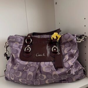 Coach Ashely signature sateen satchel Bag